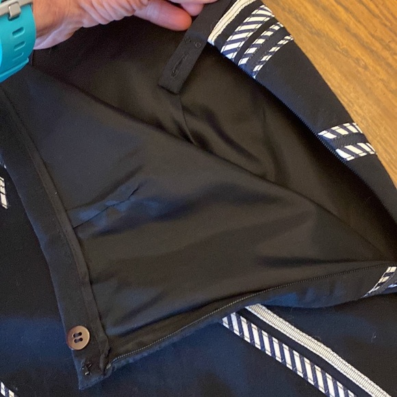 Ann Taylor Navy and White Skirt - Picture 5 of 8